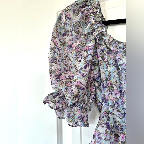 ASTR the Label Half Sleeve Back Cut Out Top ,Size S - Picture 4 of 5